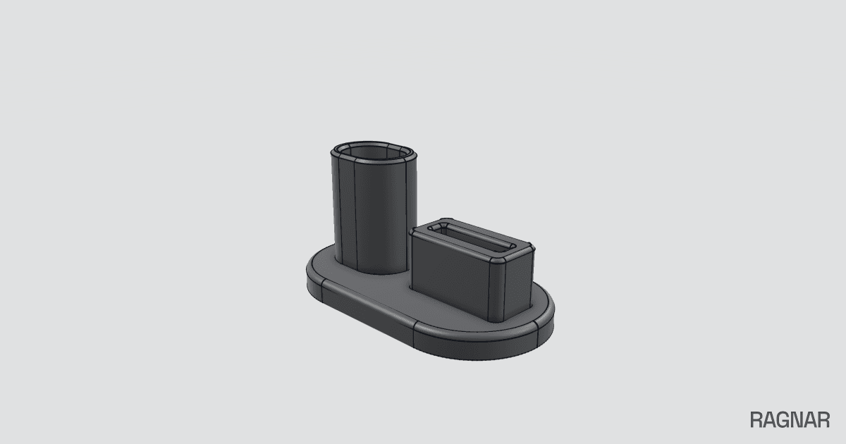 Electric razor holder
