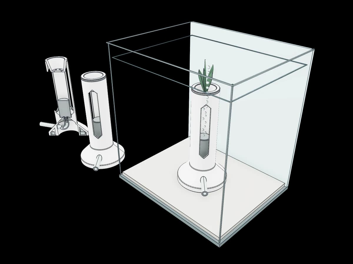Aqua Lumen Bubble Column