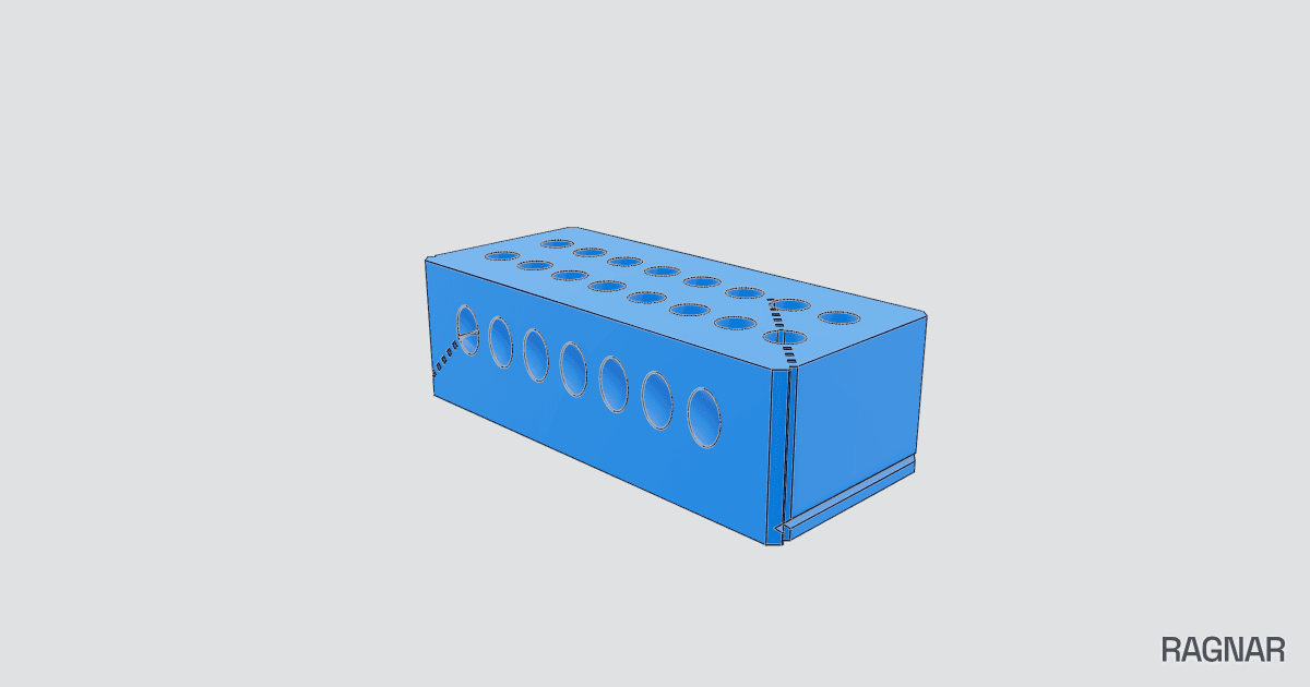 Diagonal Eppendorf Rack