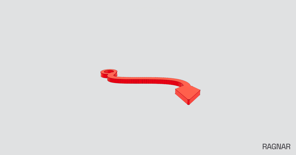 Devil Tail Keychain