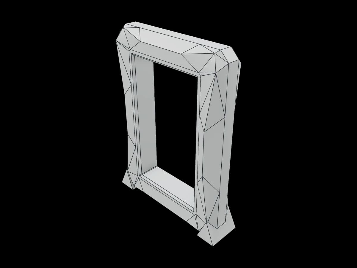 Faceted Standing Frame