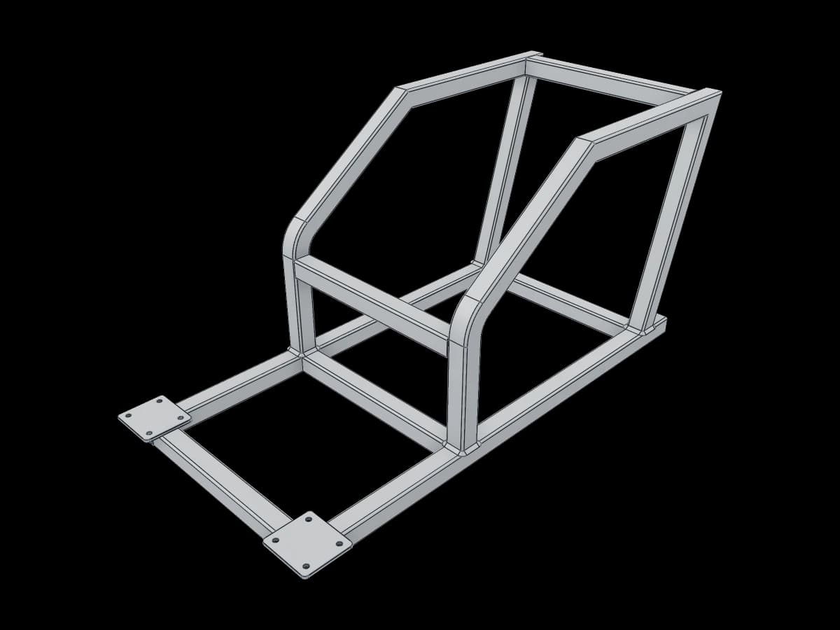 Square Tube Equipment Frame