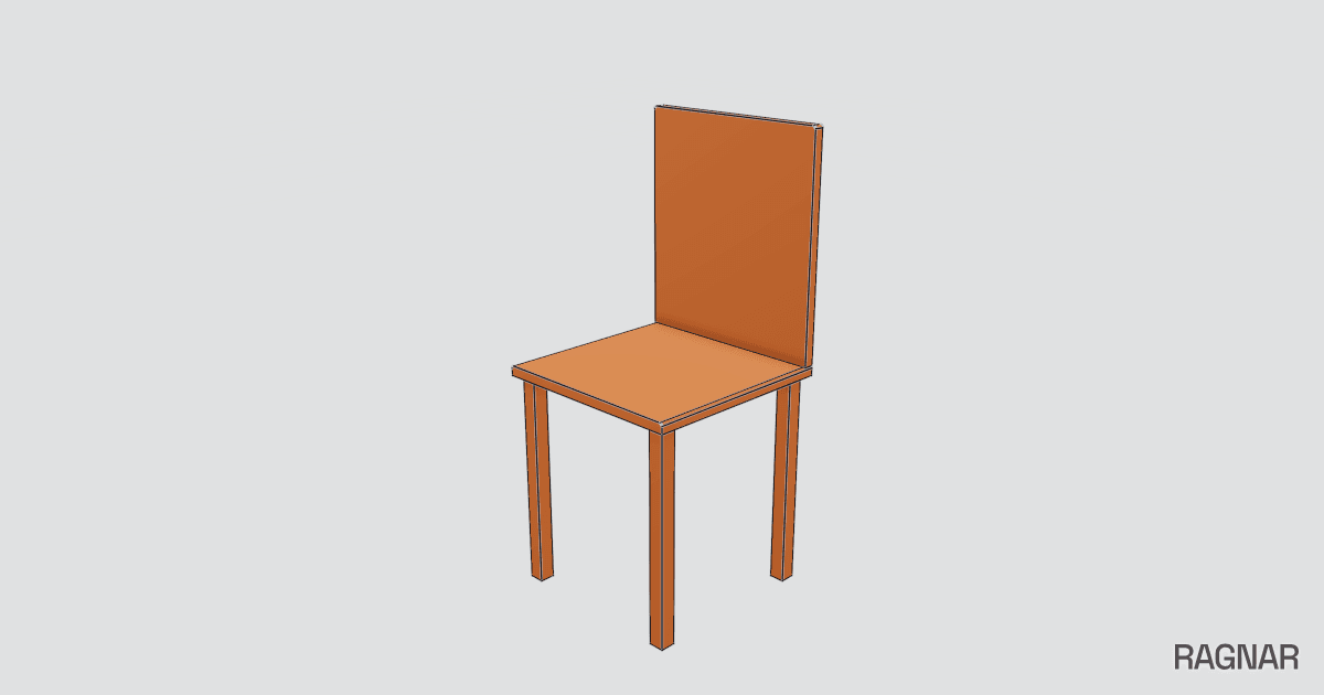 Wooden chair