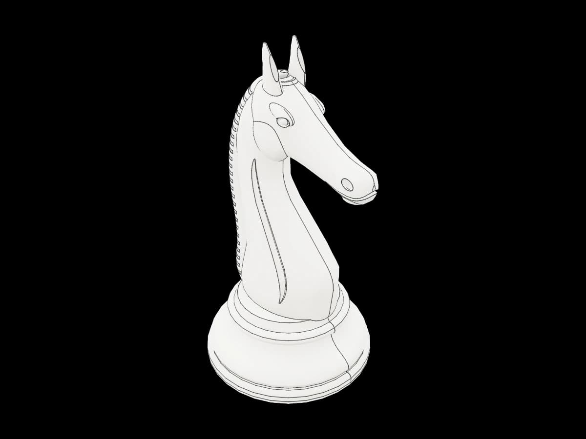 Detailed Chess Knight