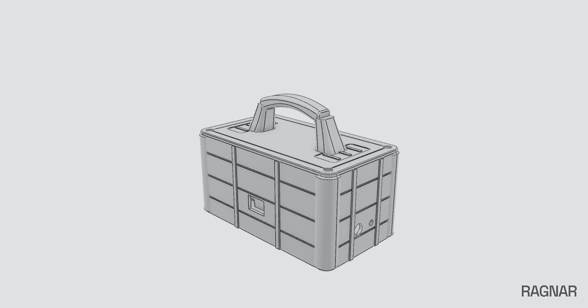 Battery electronics case