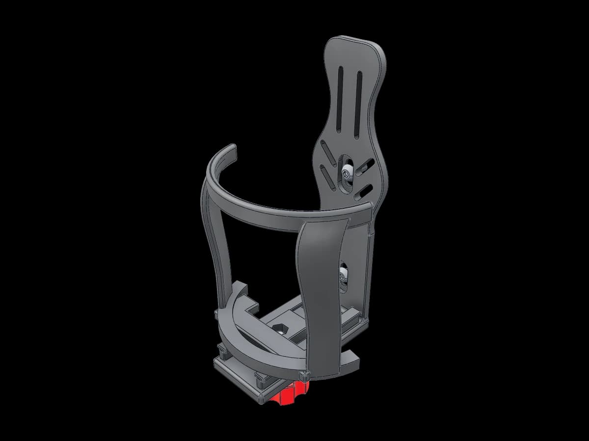 Adjustable bottle cage