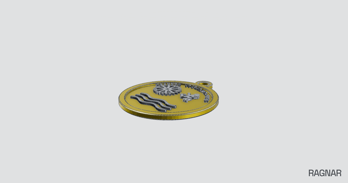 Triathlon medal design