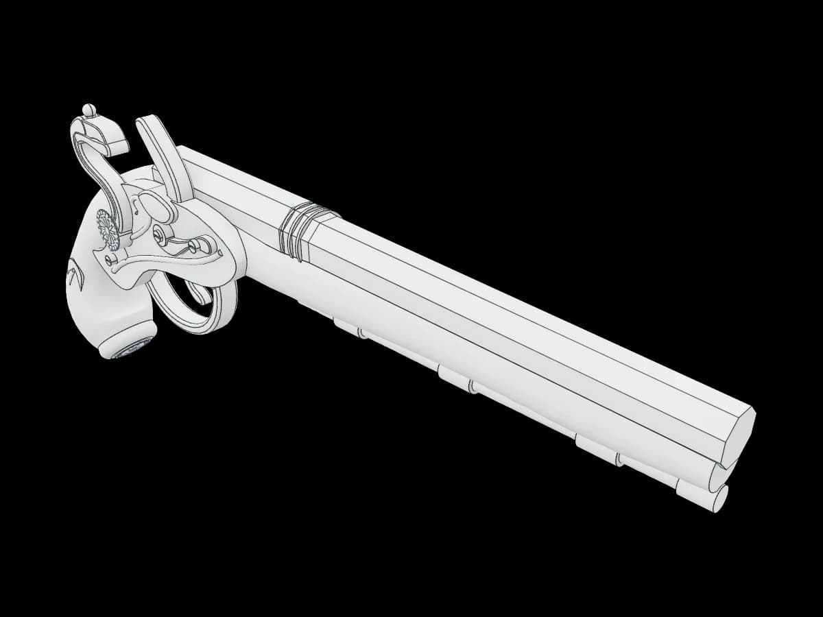Compact Handheld Pistol