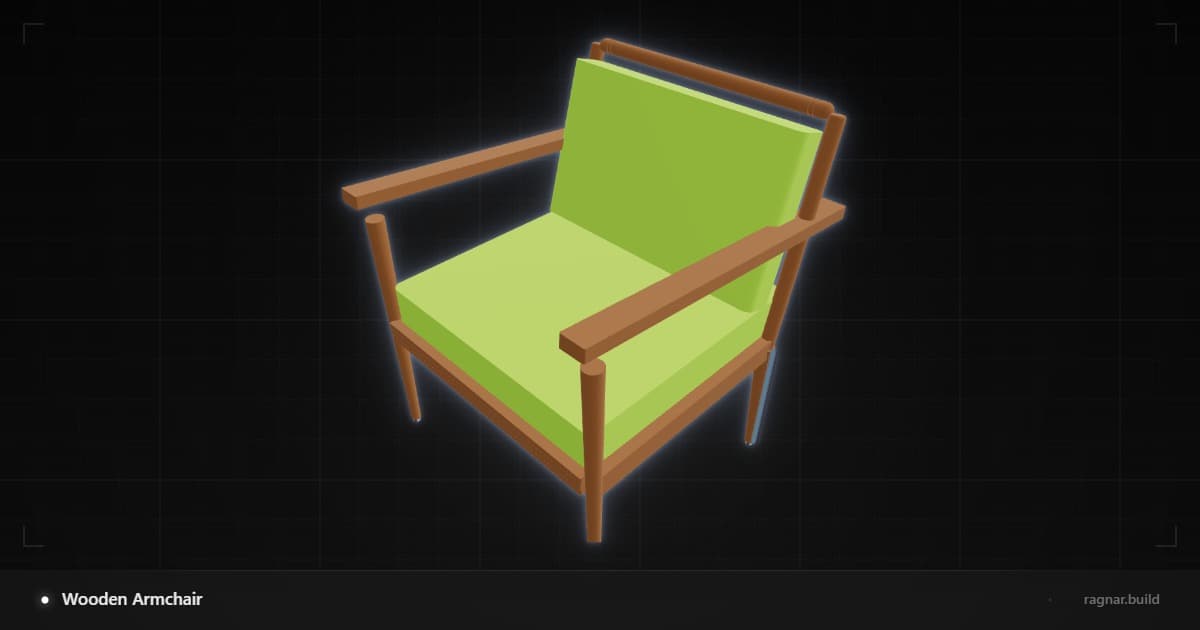 Wooden Armchair