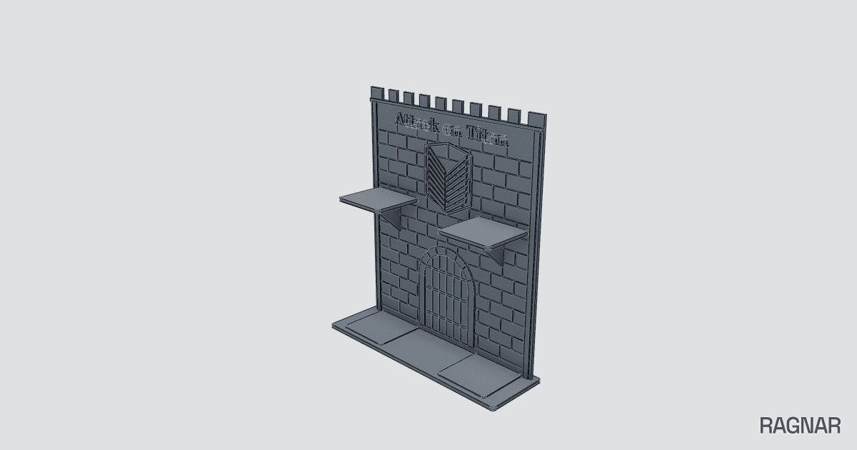 Anime wall figure stand