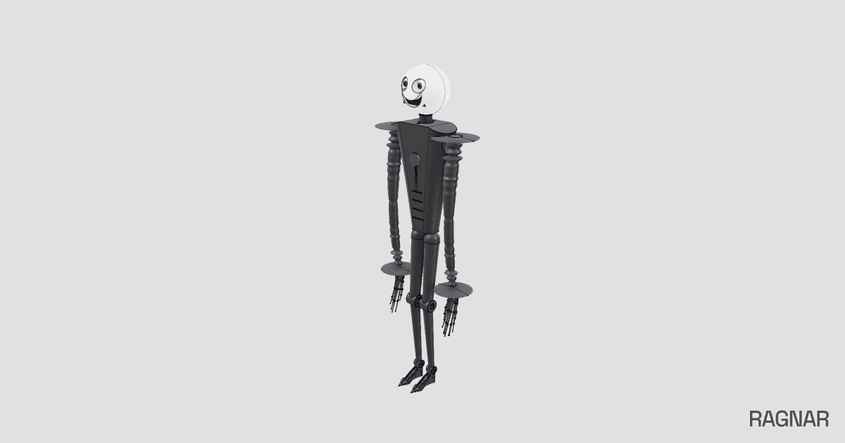 Spindly Humanoid Robot