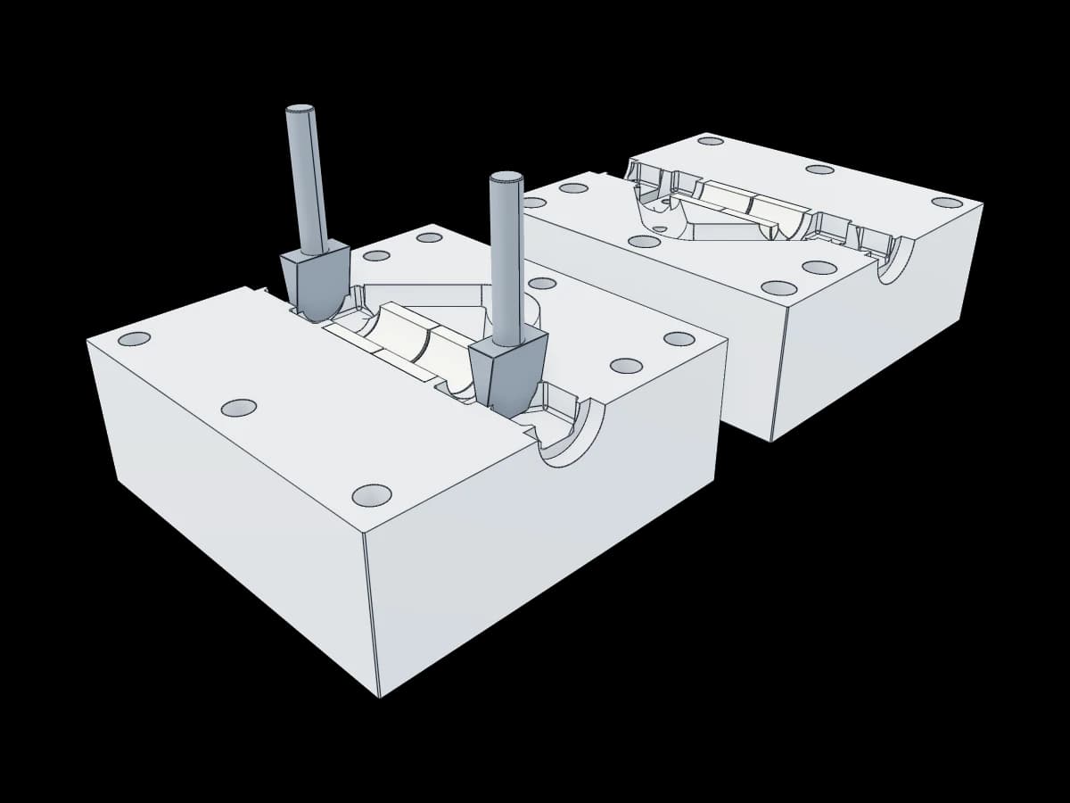 Square with circular shunt