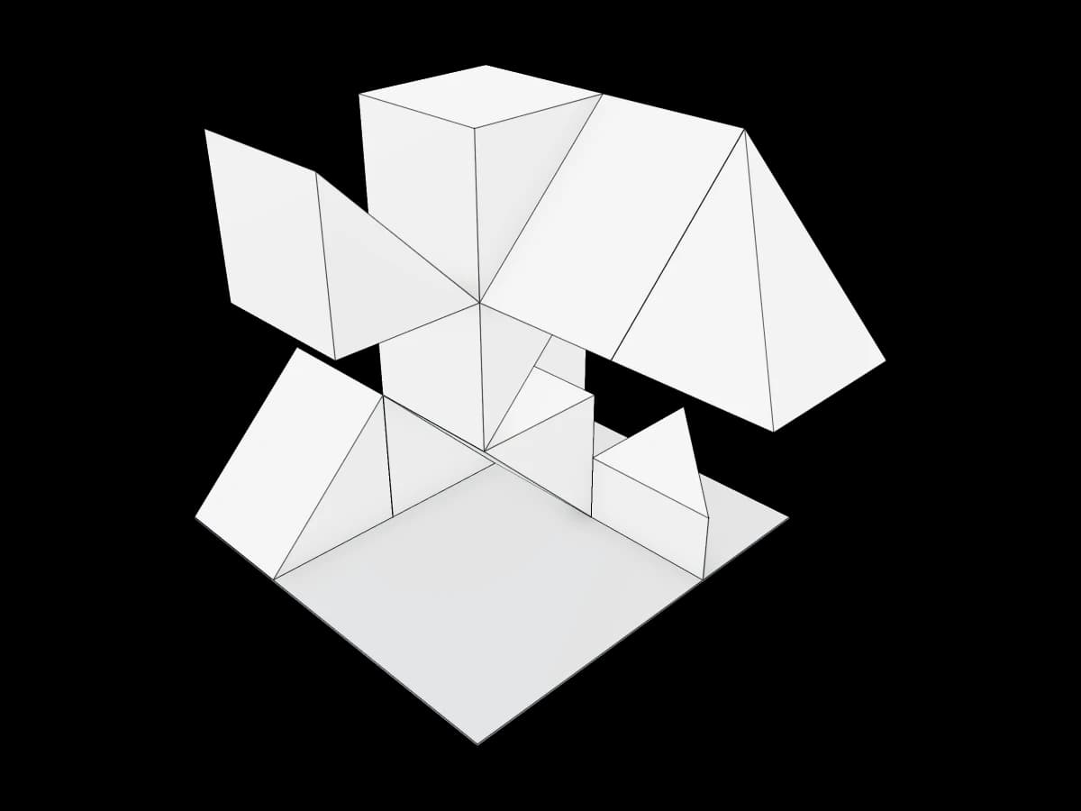 Abstract Geometric Sculpture
