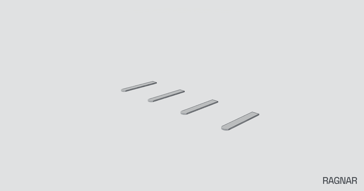 Metal ashtray layout