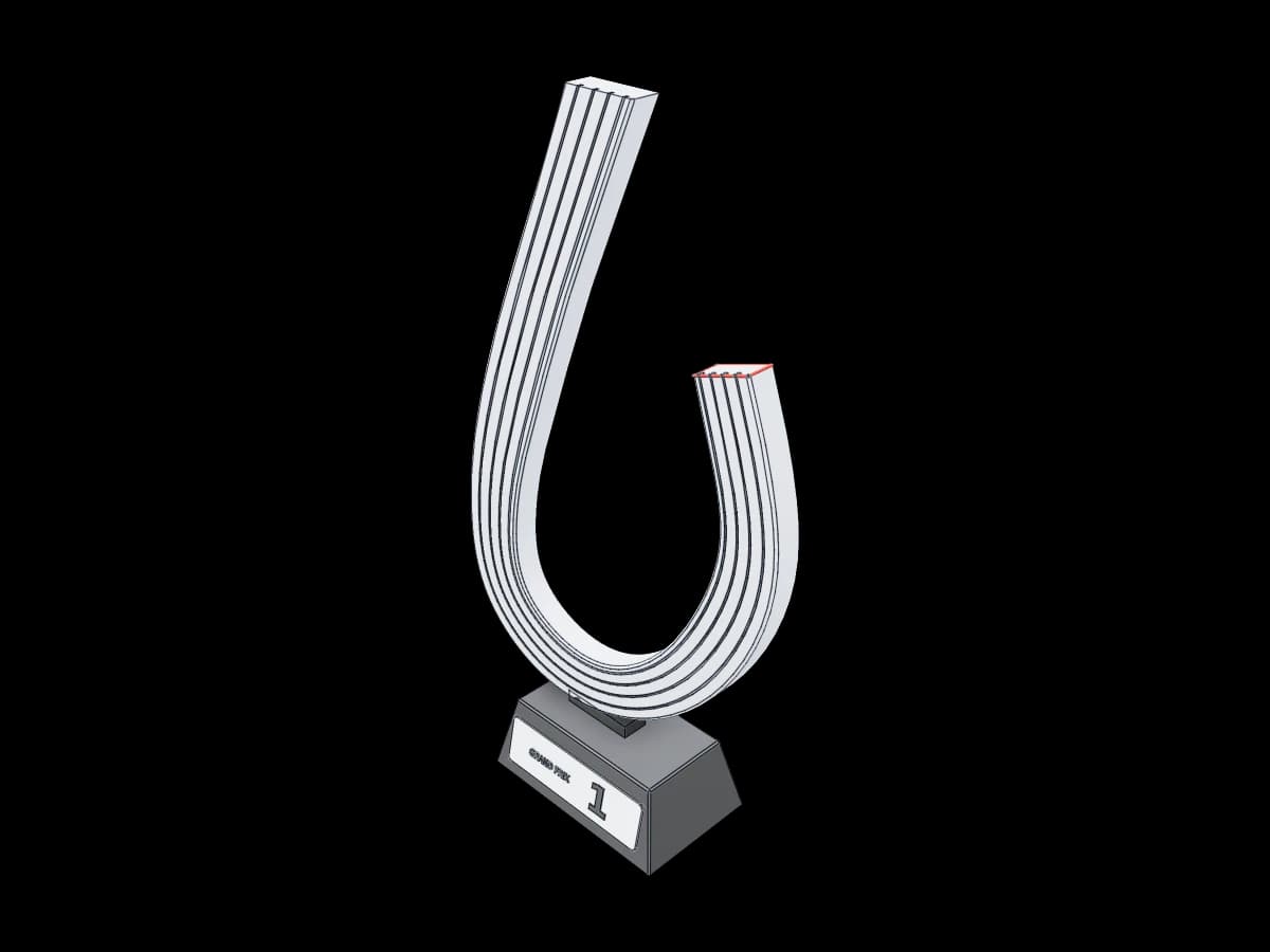 Ornate trophy