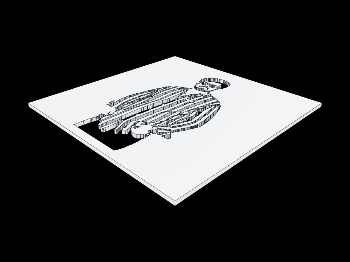 Square Stencil Plate