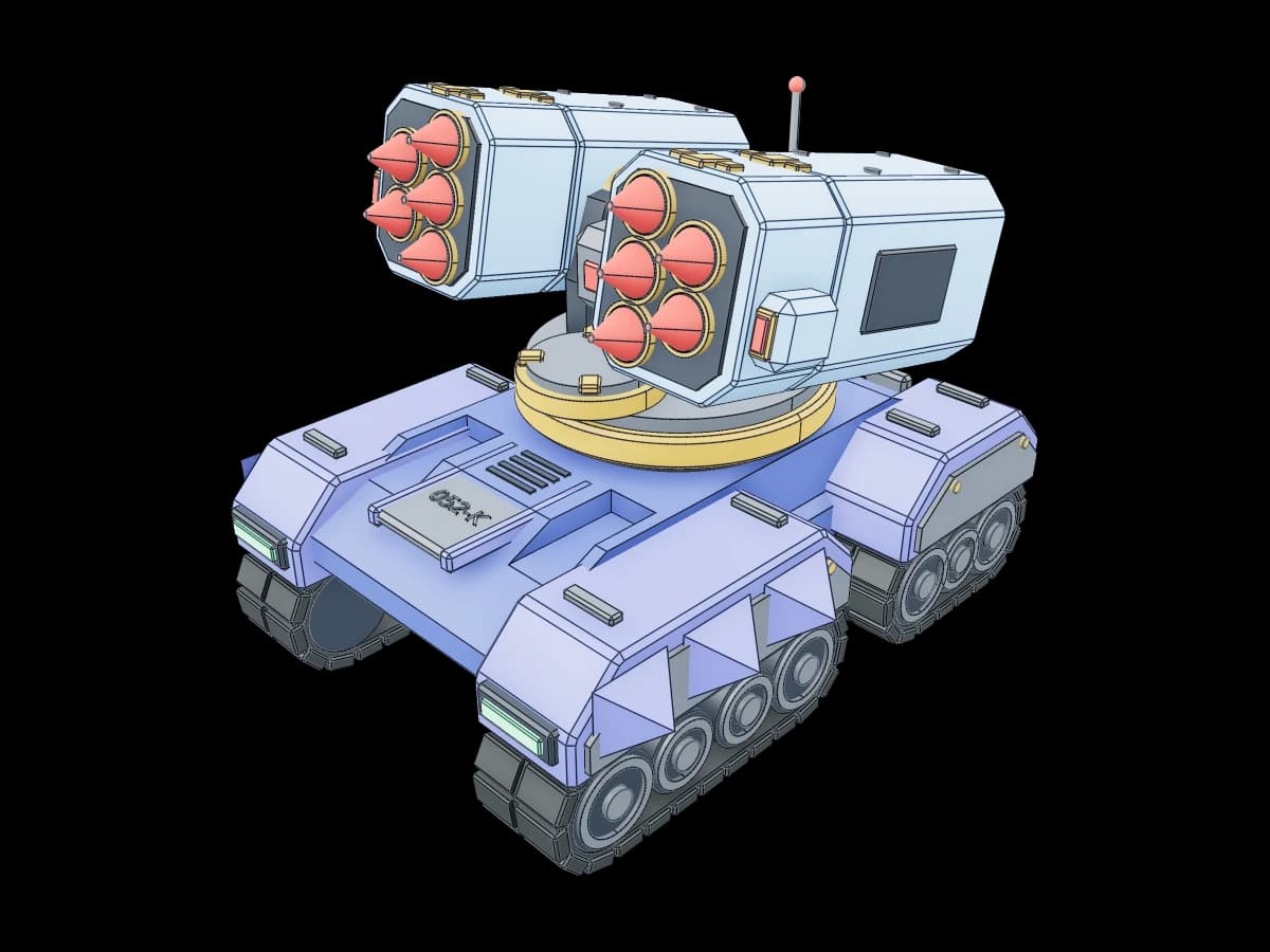 Sci-Fi Missile Tank
