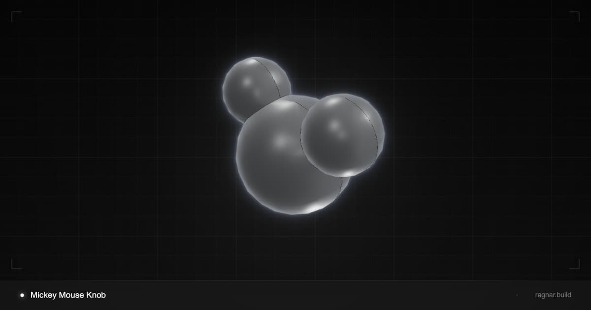 Cartoon Character Knob