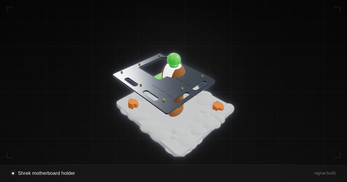 Shrek motherboard holder