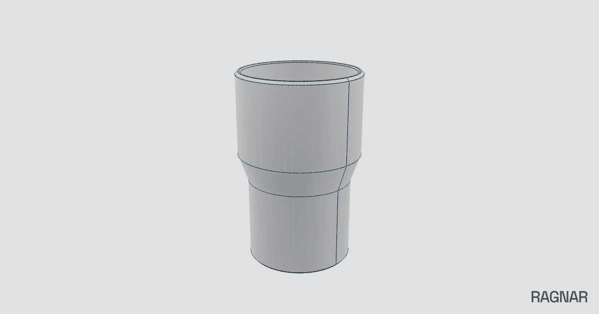 Custom tapered pipe