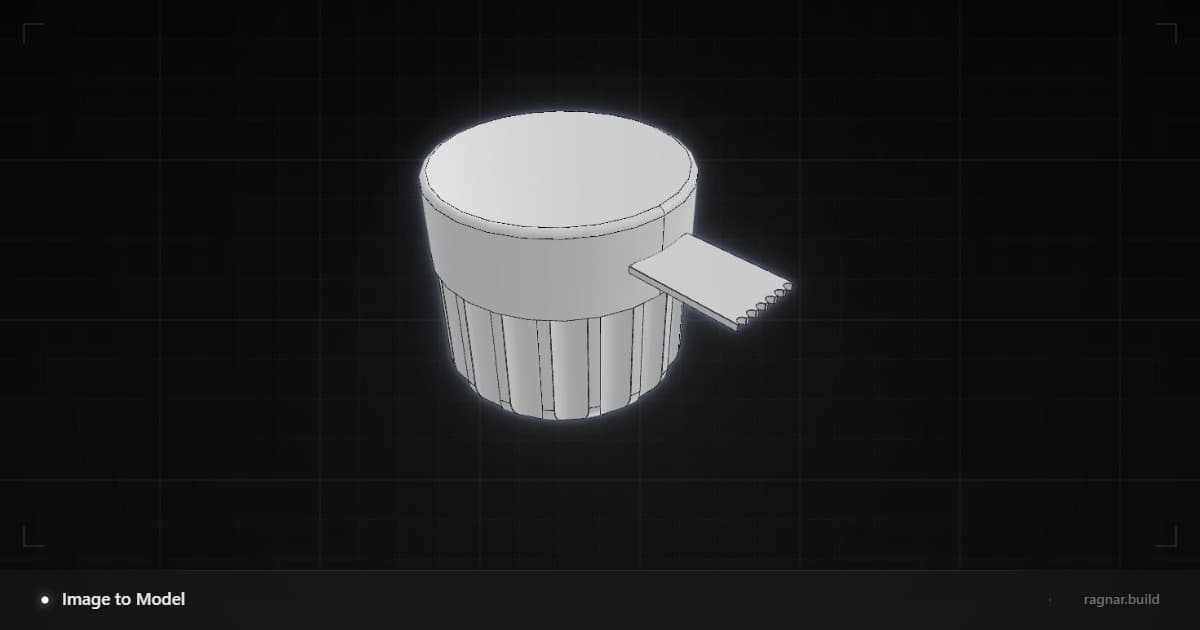 Ribbed Storage Jar