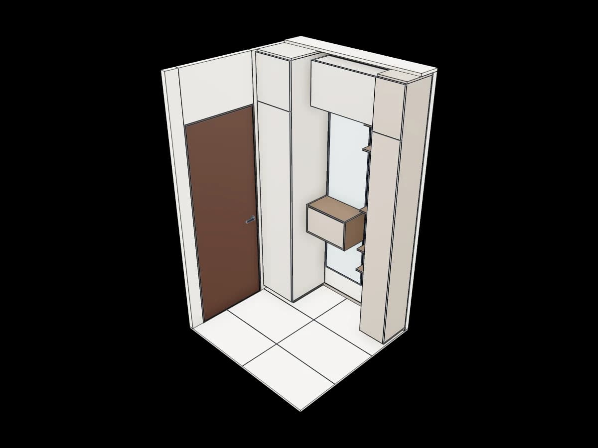 Custom Entrance Furniture Composition