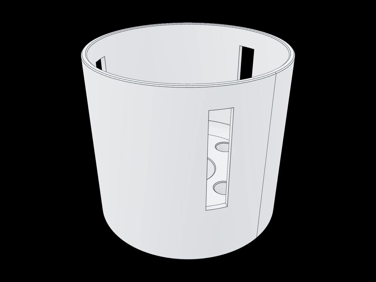 Cylindrical Motor Mount