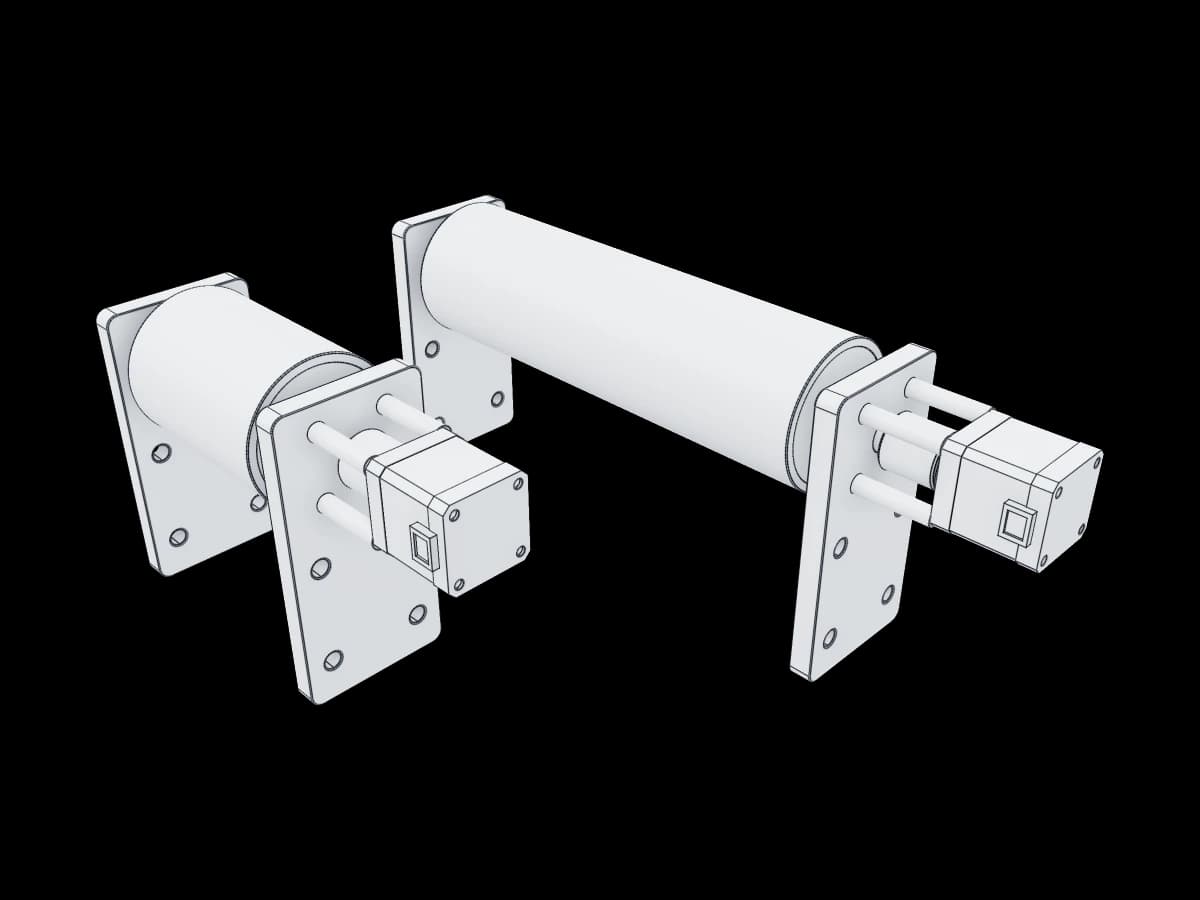 Motorized Rubber Rollers