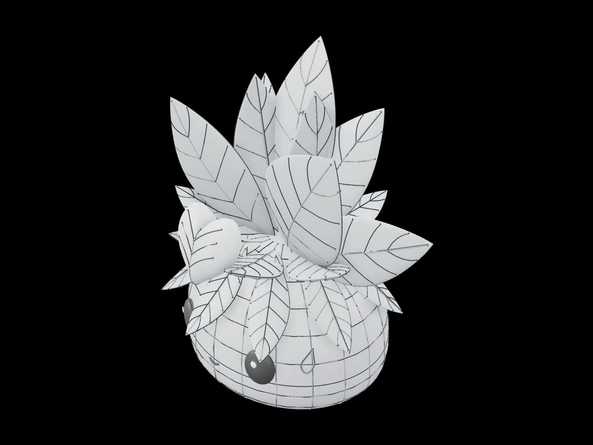 Leaf-Crowned Slime Model