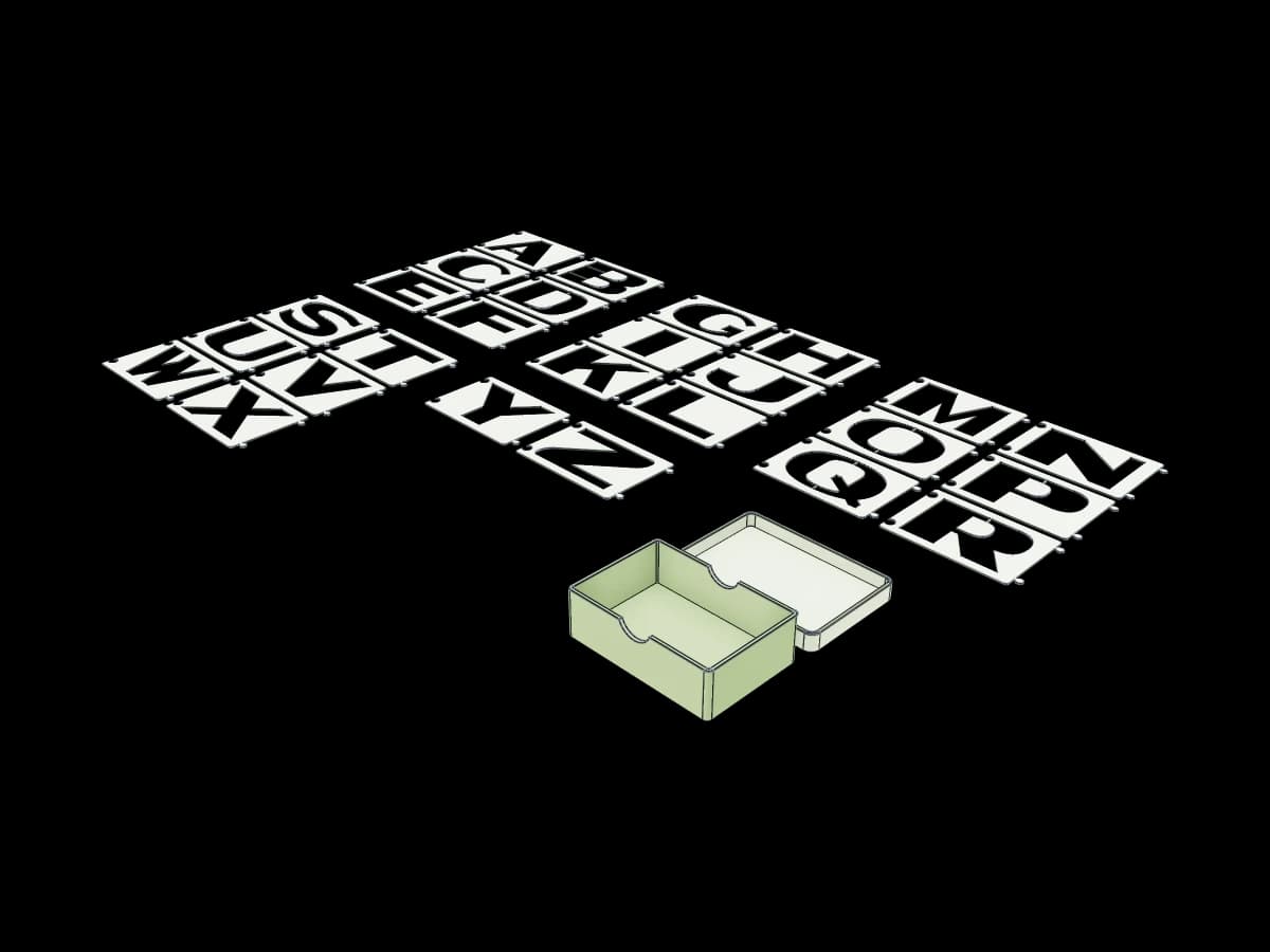 Alphabet Stencils