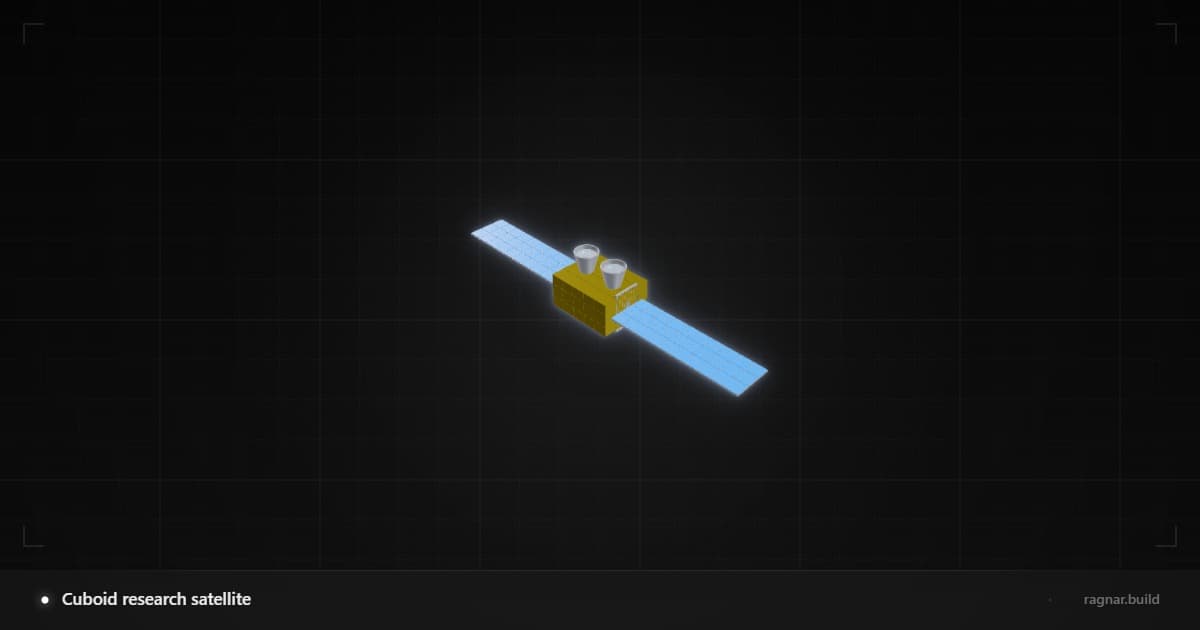 Cuboid research satellite