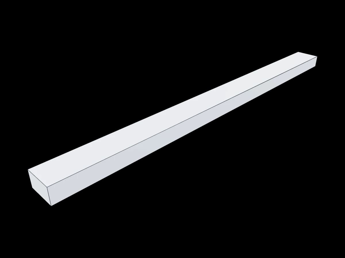 Sloped Rectangular Bar