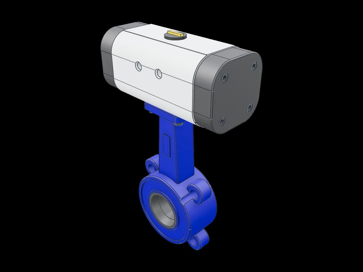 Pneumatic Butterfly Valve