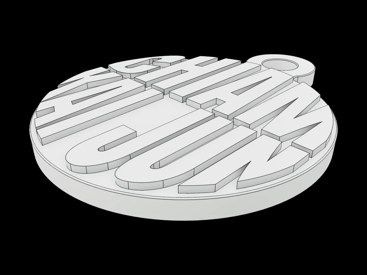 Circular NFC Tag Holder