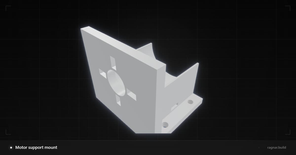 Motor support mount