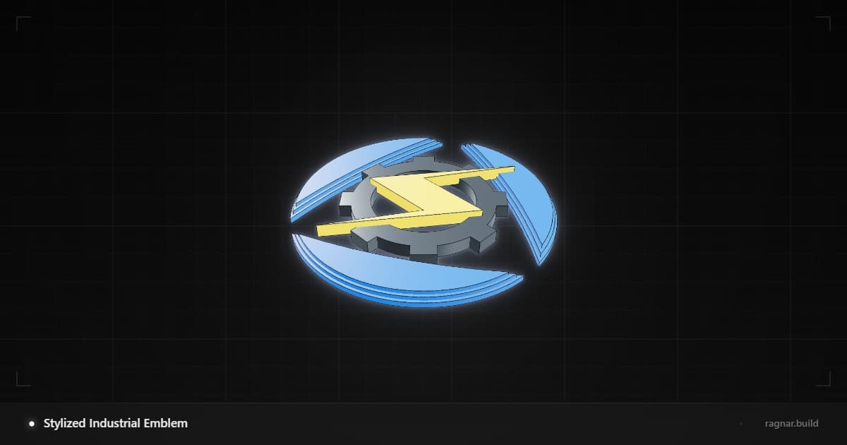 Stylized Industrial Emblem