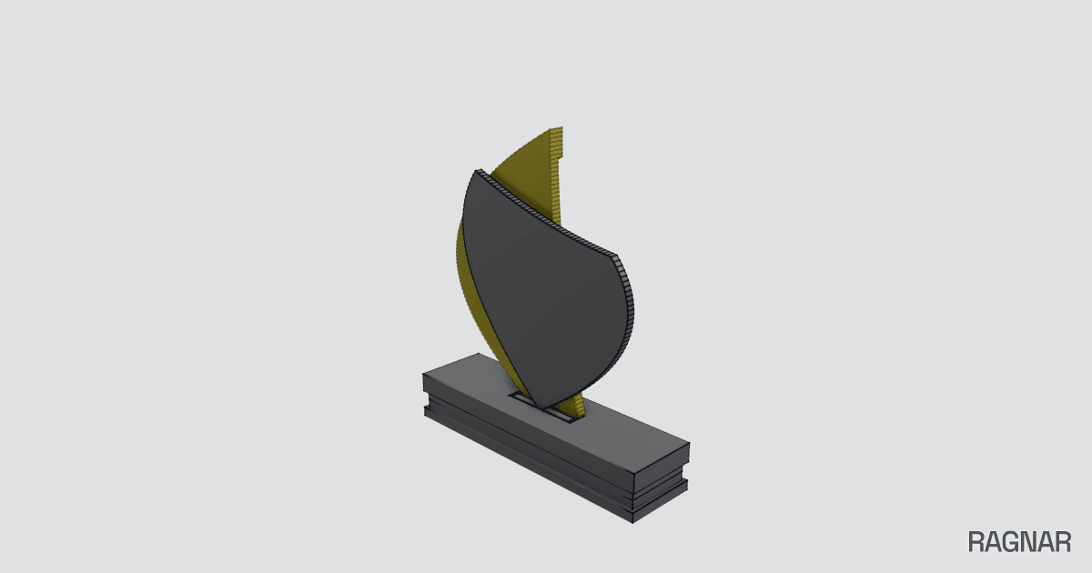 Two-Layer Trophy Shield