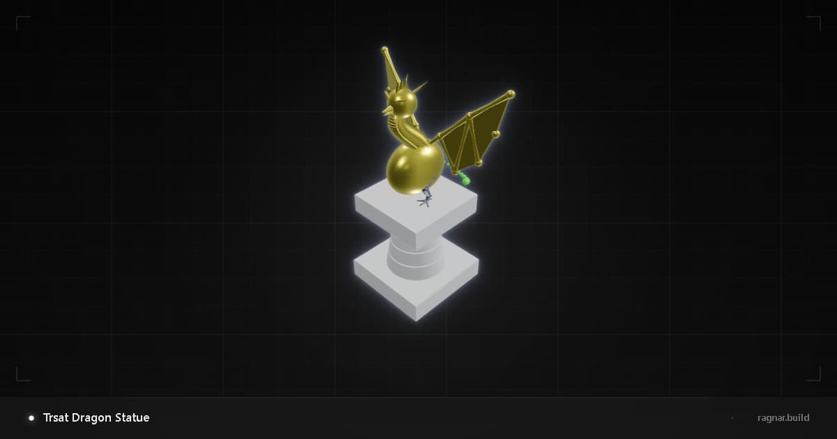 Trsat Dragon Statue