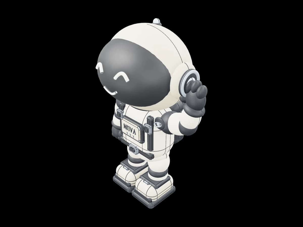 Chibi Astronaut Mascot