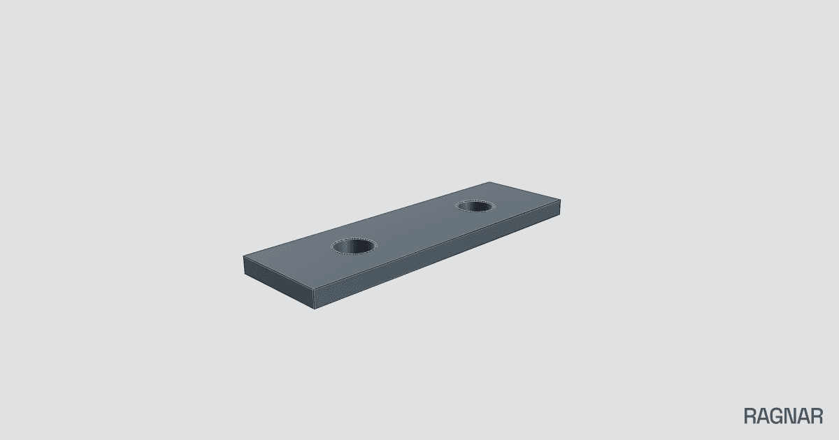 Dual Hole Plate