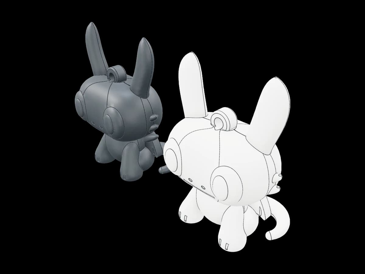 Stylized Dragon Keychains