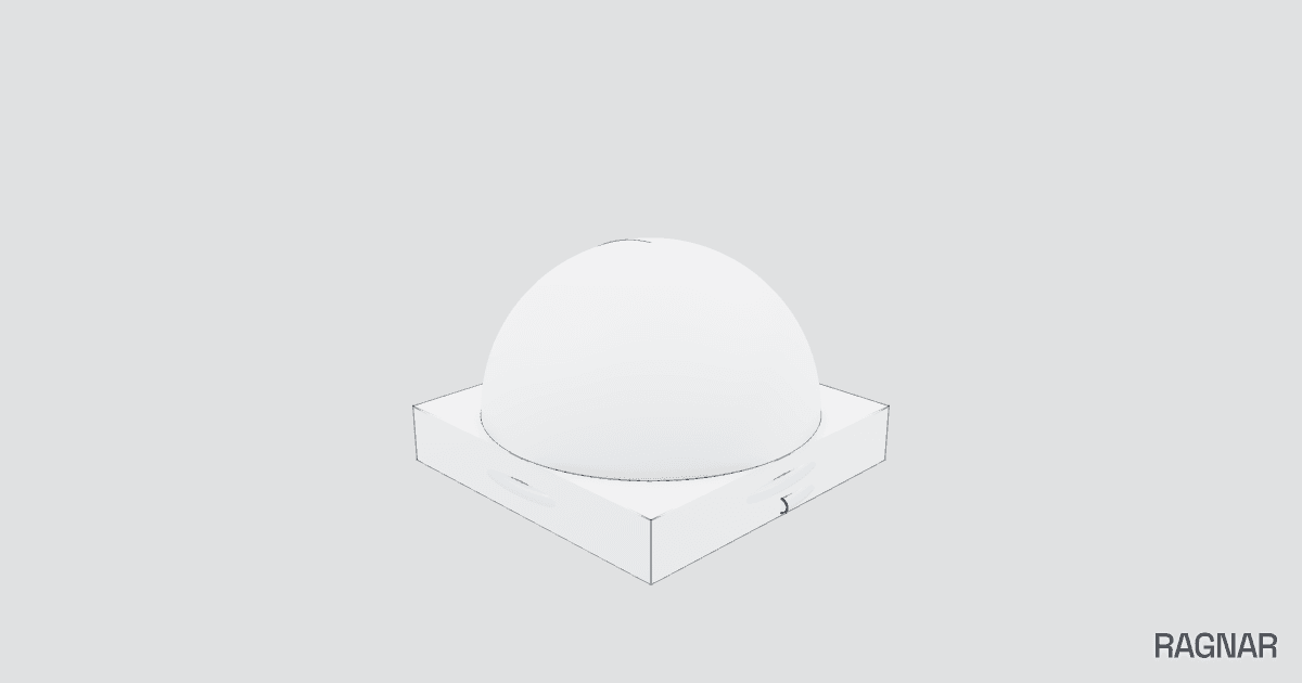 Threaded cylindrical lid