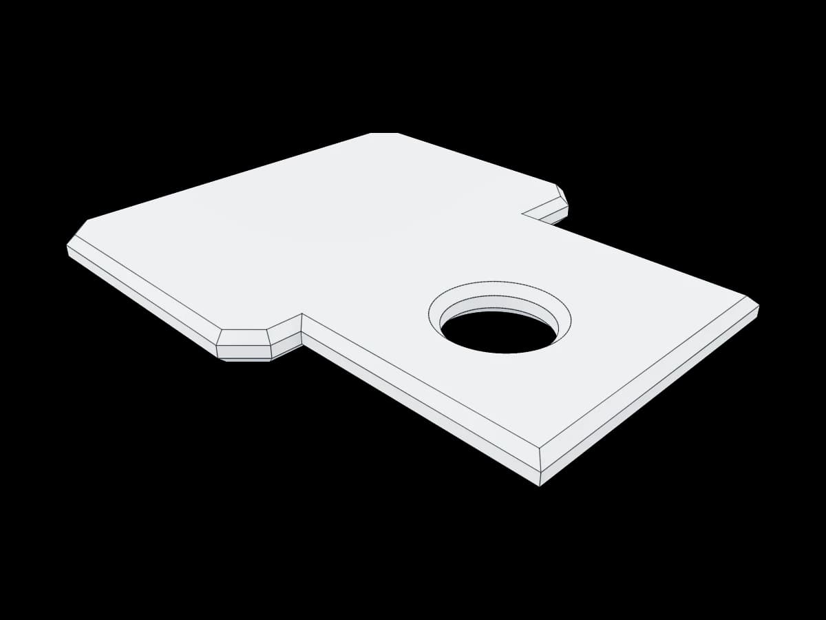 Small Stepped Mounting Plate | Ragnar Gallery