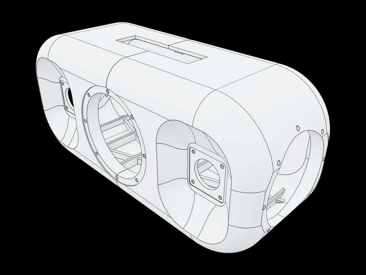 Rounded Bluetooth Speaker Enclosure
