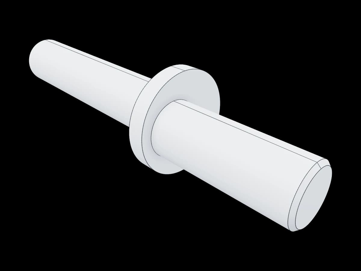 Threaded Flange and Shaft