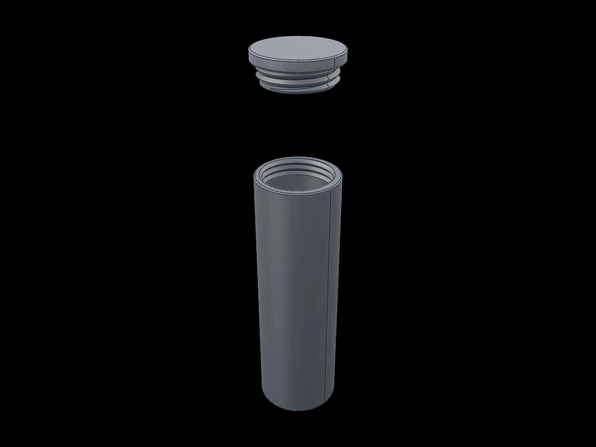 Threaded Storage Tube