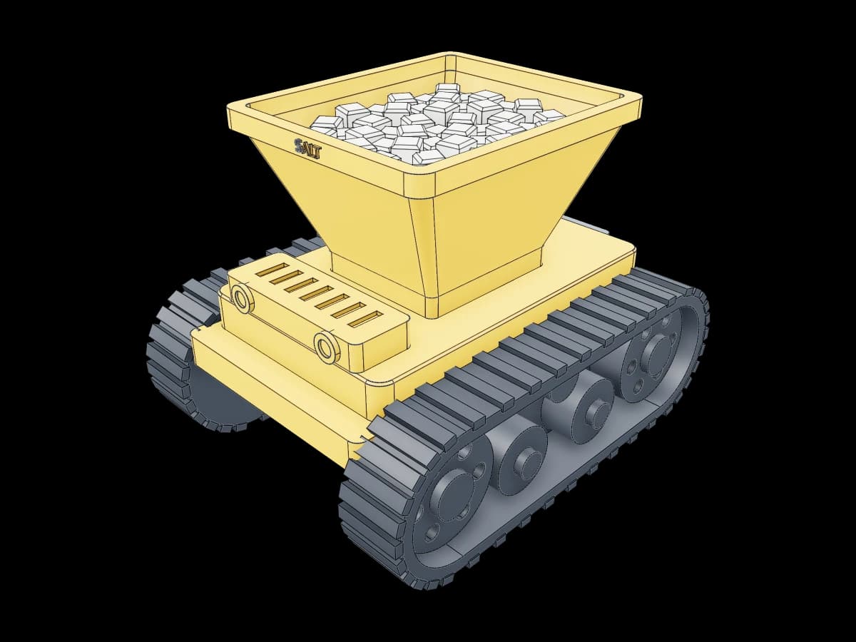 Salt Spreading Robot