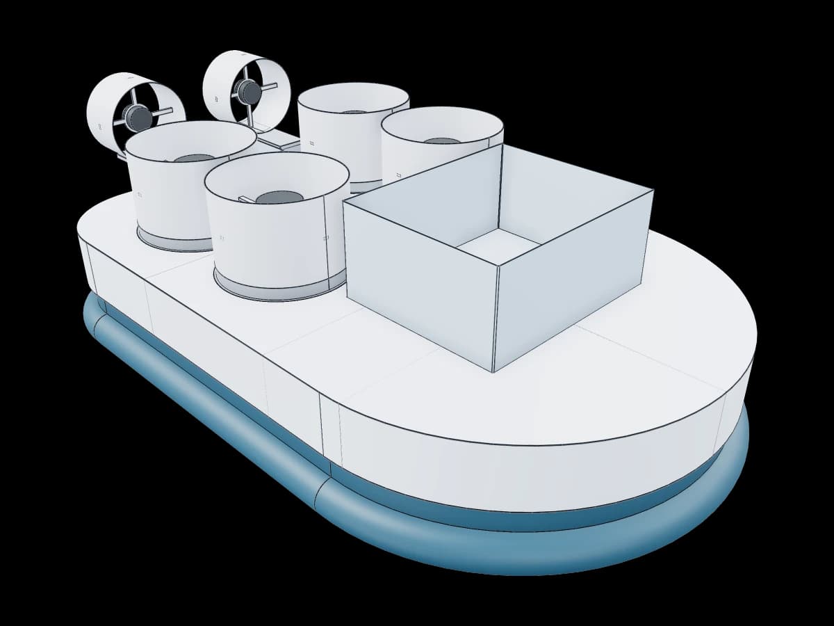 Modular Payload Hovercraft