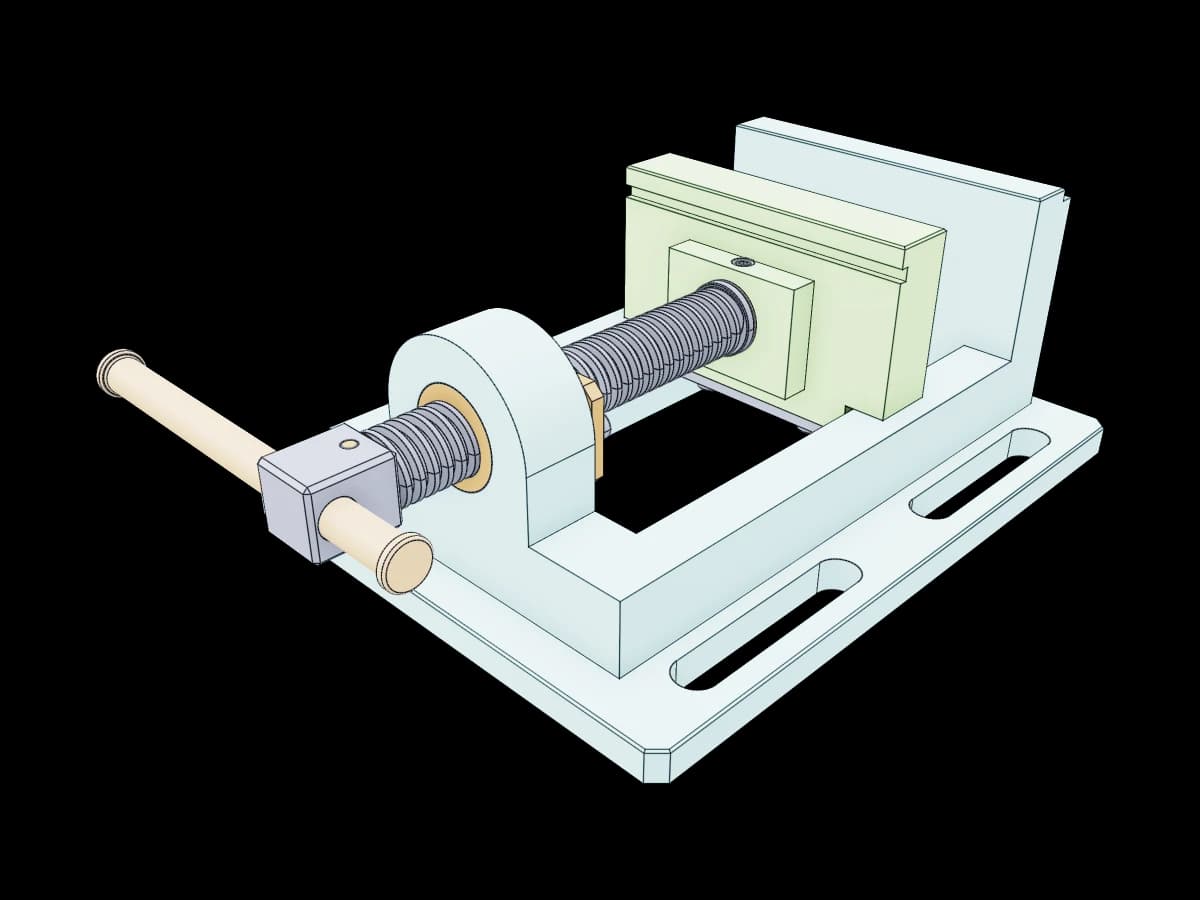 Detailed Mechanical Vice