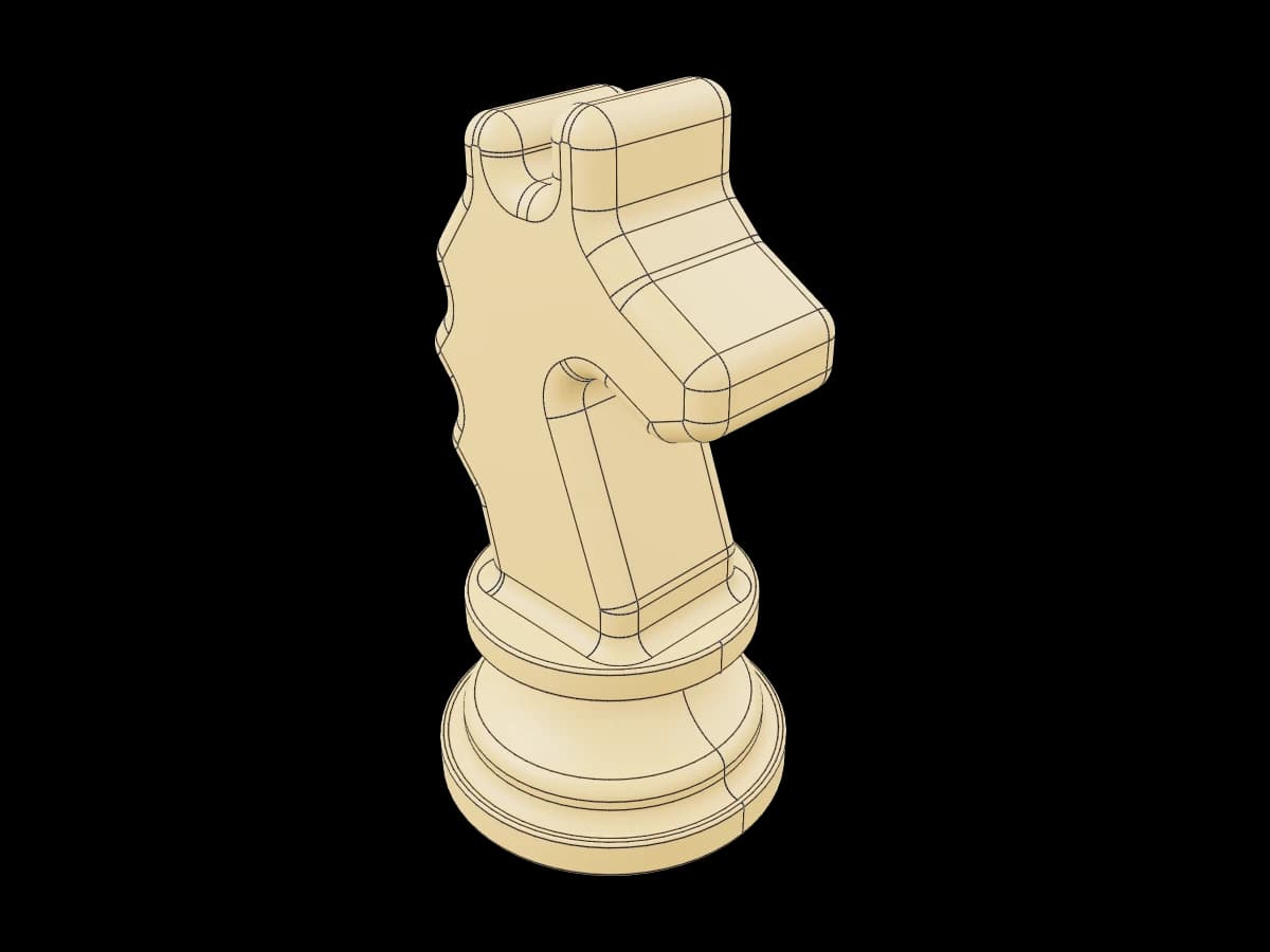 Staunton Style Chess Pawn